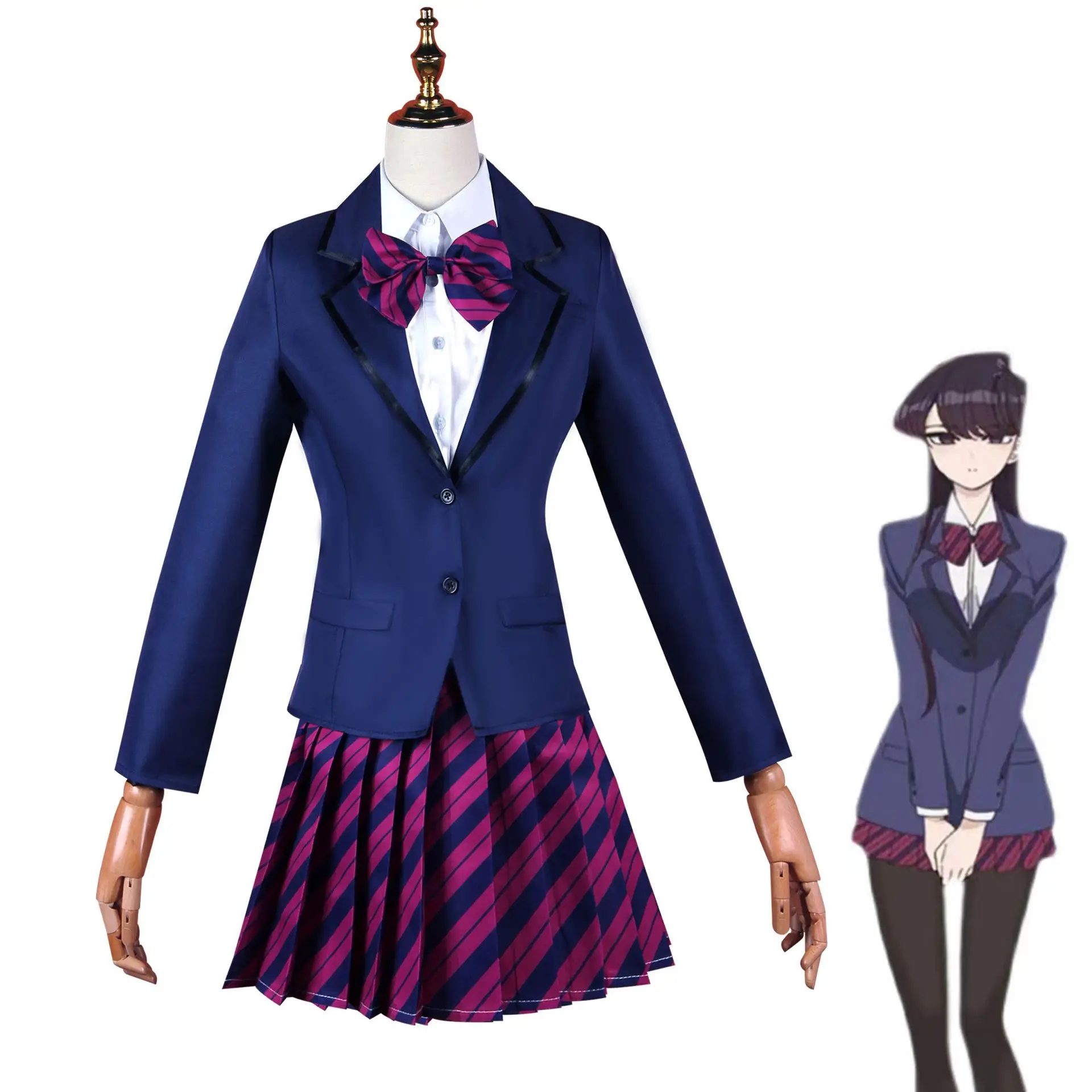Anime Shoko Komi Can't Communicate Shouko Tadano Hitohito Osana Najimi Cosplay Costumes High School Uniform Halloween Costumes
Anime Shoko Komi Can't Communicate Shouko Tadano Hitohito Osana Najimi Cosplay Costumes High School Uniform Halloween Costumes