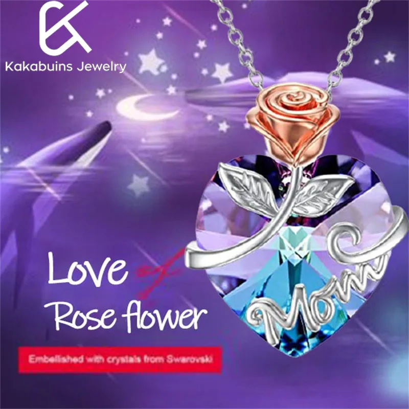 Exquisite Fashion Purple Heart-Shaped Necklace Rose Flower Twine Ladies Necklace Pendant Mom Letter Jewelry Jewelry Accessories
Exquisite Fashion Purple Heart-Shaped Necklace Rose Flower Twine Ladies Necklace Pendant Mom Letter Jewelry Jewelry Accessories