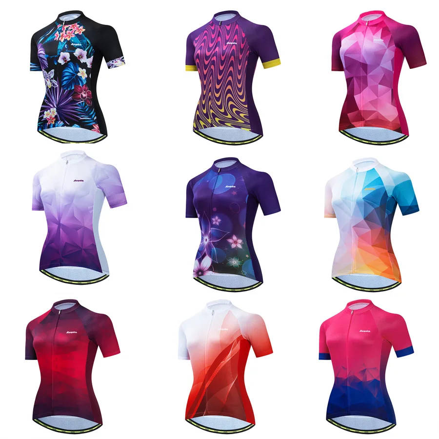 Дышащая женская велосипедная Джерси с коротким рукавом для гонок MTB велосипедная рубашка летние велосипедные Джерси Maillot Ciclismo 
Дышащая женская велосипедная Джерси с коротким рукавом для гонок MTB велосипедная рубашка летние велосипедные Джерси Maillot Ciclismo