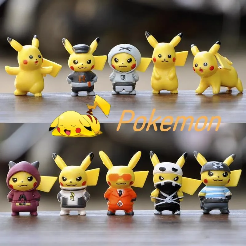 10Pcs/set Kawaii Mini Pikachu Doll Decoration Anime Cartoon Pokemon Ninja Series Computer Desktop Ornaments Children's Toy Gifts
10Pcs/set Kawaii Mini Pikachu Doll Decoration Anime Cartoon Pokemon Ninja Series Computer Desktop Ornaments Children's Toy Gifts