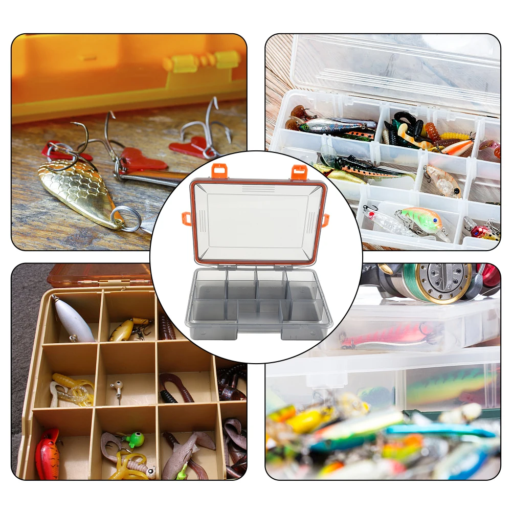 1PC Waterproof Fishing Tackle Box Large Capacity Bait Hook Accessory Storage Box Tools Screws Hardware Storage Box Holder
1PC Waterproof Fishing Tackle Box Large Capacity Bait Hook Accessory Storage Box Tools Screws Hardware Storage Box Holder