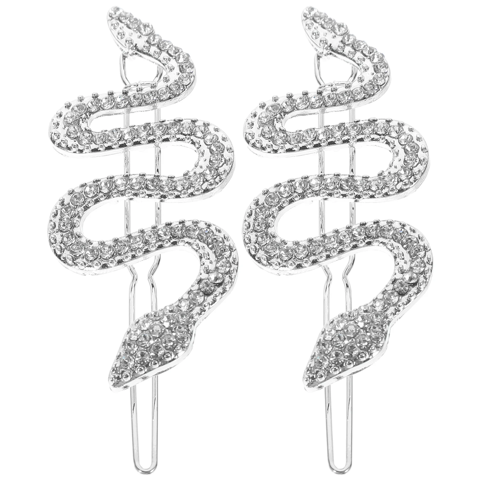 2 Pcs Hair Accessories Silver Snake Clips Metal Women Hairpin Decorations Alloy Barrettes Side
2 Pcs Hair Accessories Silver Snake Clips Metal Women Hairpin Decorations Alloy Barrettes Side