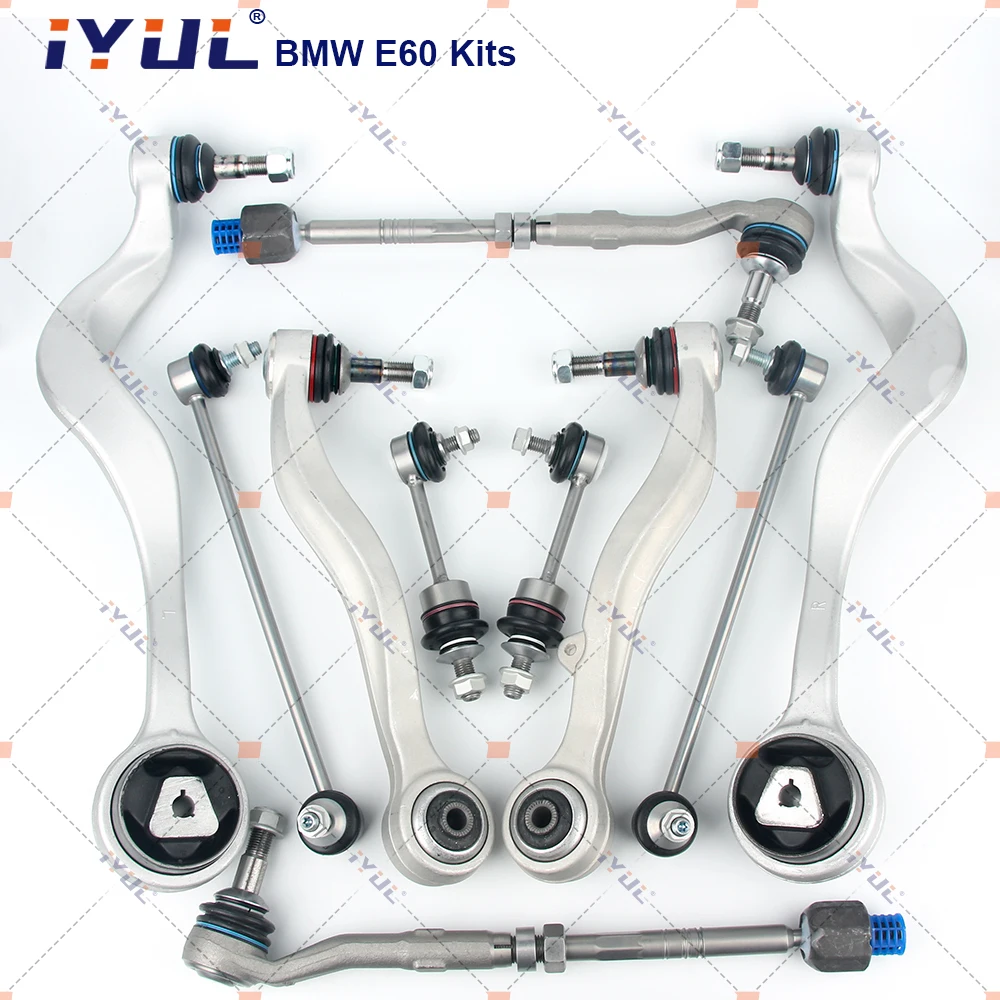 IYUL Control Arm Ball Joint Stabilizer Link Tie Rod End Assembly Kits For BMW 5 Series E60 E61 523i 525d 530i 2001-2010
IYUL Control Arm Ball Joint Stabilizer Link Tie Rod End Assembly Kits For BMW 5 Series E60 E61 523i 525d 530i 2001-2010