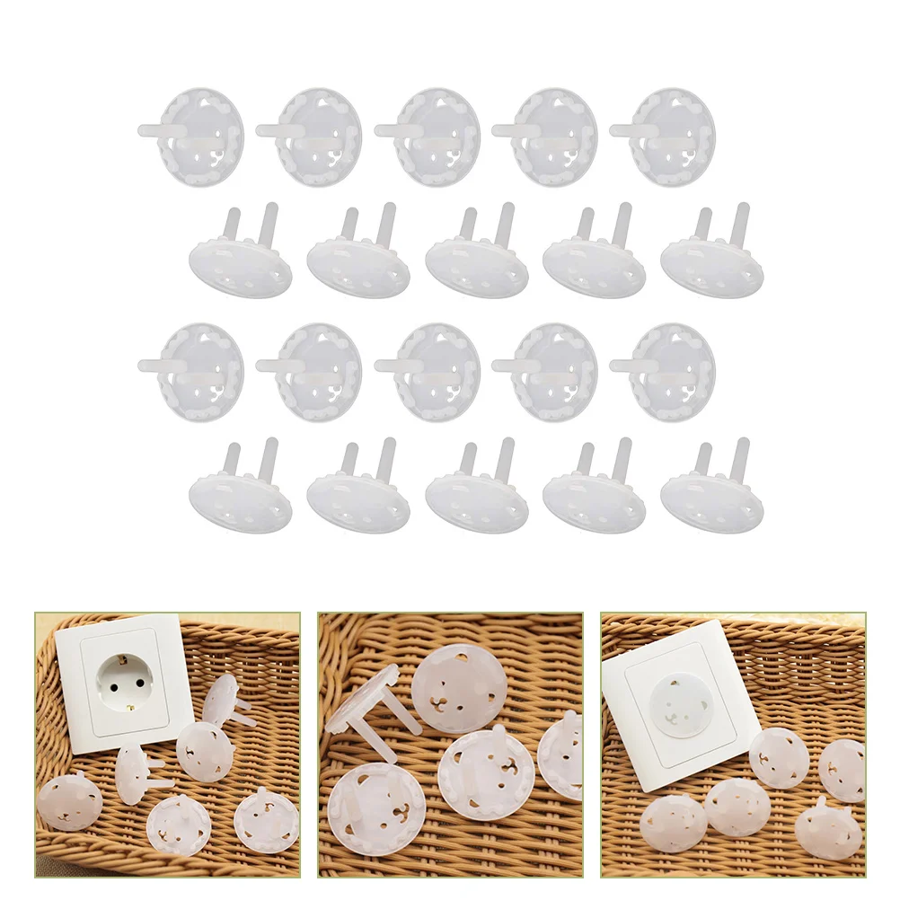 20 Pcs Wall Socket Plug Covers Child-proof Outlet Electric Protector Universal Electrical Outlets Protection Plastic
20 Pcs Wall Socket Plug Covers Child-proof Outlet Electric Protector Universal Electrical Outlets Protection Plastic