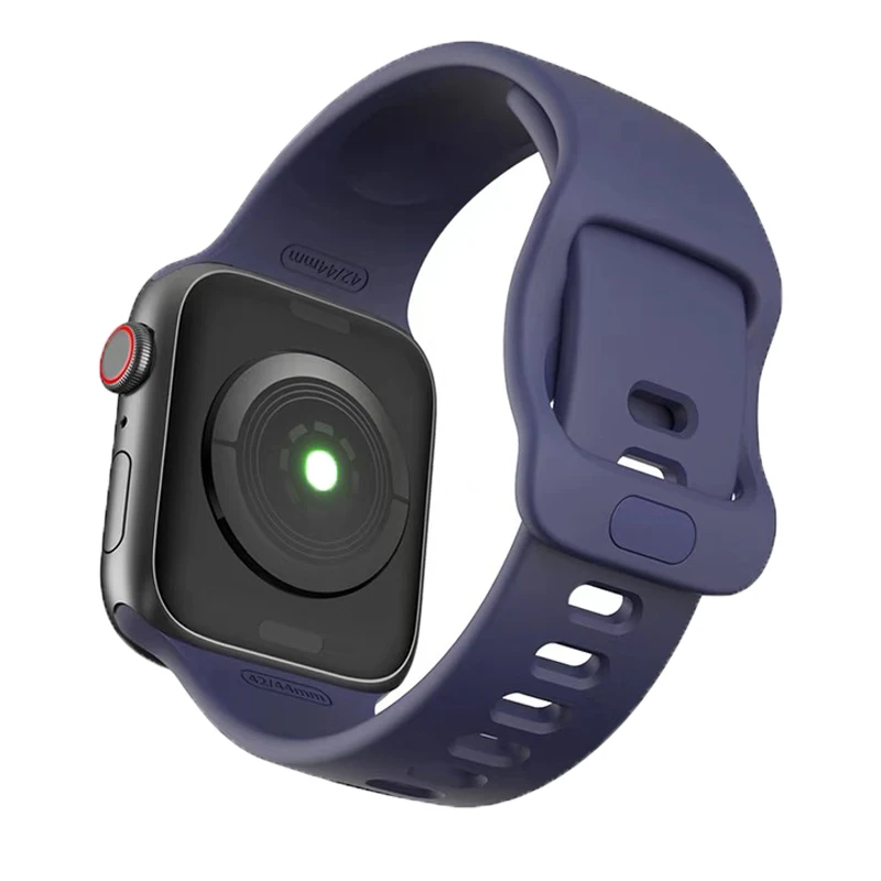 Ремешок силиконовый для Apple Watch band 44 мм 40 мм 38 мм 42 мм 41 45 мм, спортивный браслет для наручных часов iWatch Series 5 4 3 2 SE 6 7, резиновый браслет
Ремешок силиконовый для Apple Watch band 44 мм 40 мм 38 мм 42 мм 41 45 мм, спортивный браслет для наручных часов iWatch Series 5 4 3 2 SE 6 7, резиновый браслет