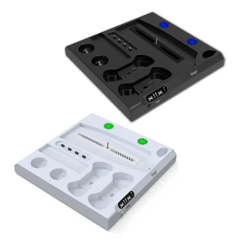 Four Charging Adapters Portable Charging Station 9-in-1 Charging Base Compact Multifunctional Ps5 Host Cooling For Ps5 Charger
Four Charging Adapters Portable Charging Station 9-in-1 Charging Base Compact Multifunctional Ps5 Host Cooling For Ps5 Charger