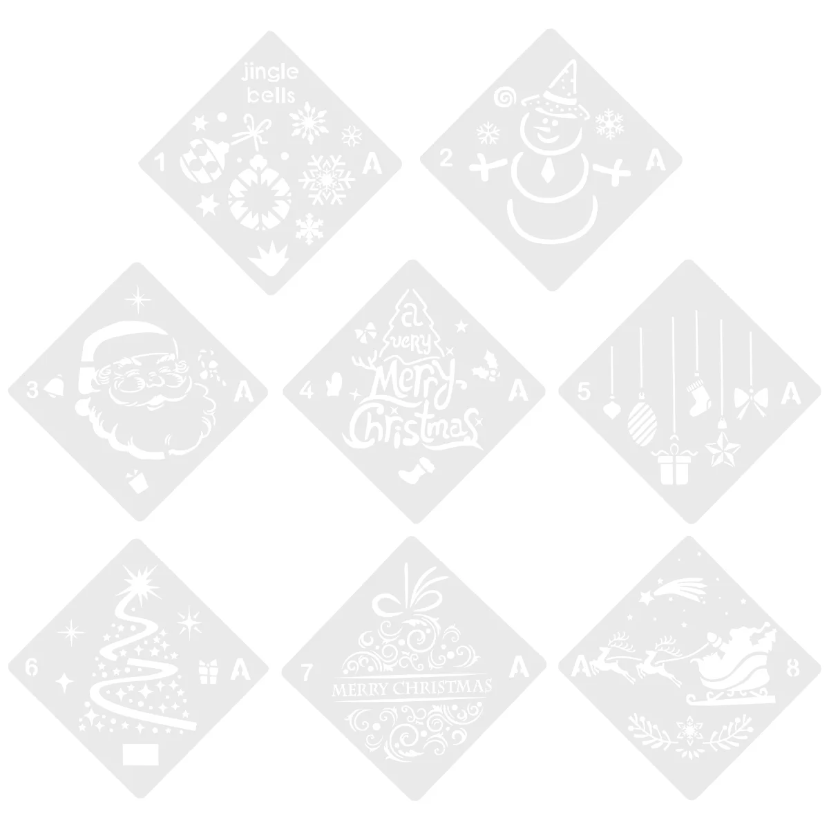 Stencils Christmas Painting Template Drawing Templatesdiyholiday Journal Reusable Craftfor Supplies Hollow Out Decoration Sign
Stencils Christmas Painting Template Drawing Templatesdiyholiday Journal Reusable Craftfor Supplies Hollow Out Decoration Sign