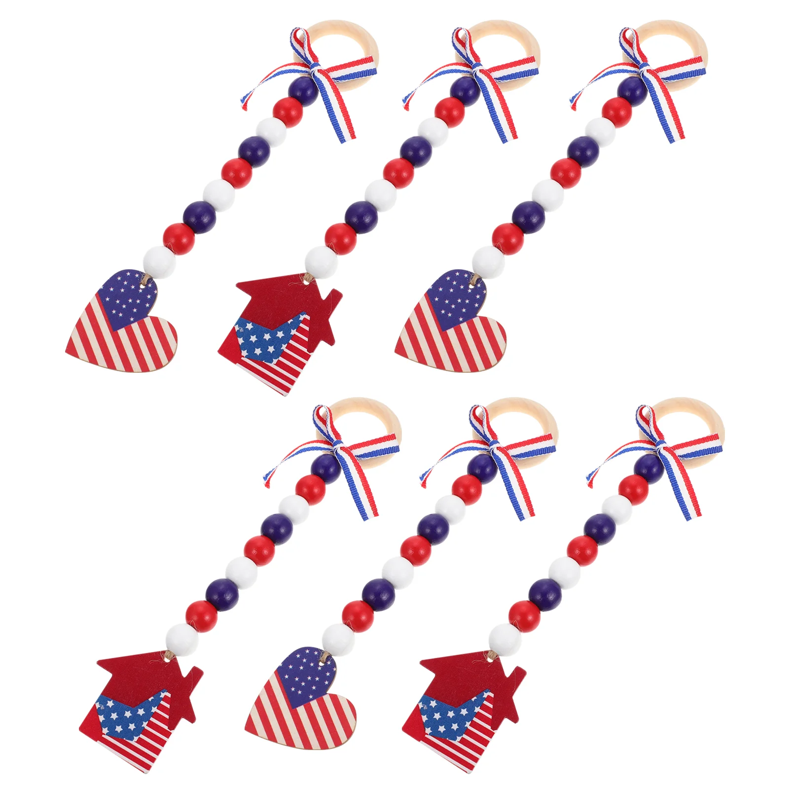 Accessories Party Decorations American Flag Pendants Wood Bead Garland Decorative Tassel
Accessories Party Decorations American Flag Pendants Wood Bead Garland Decorative Tassel