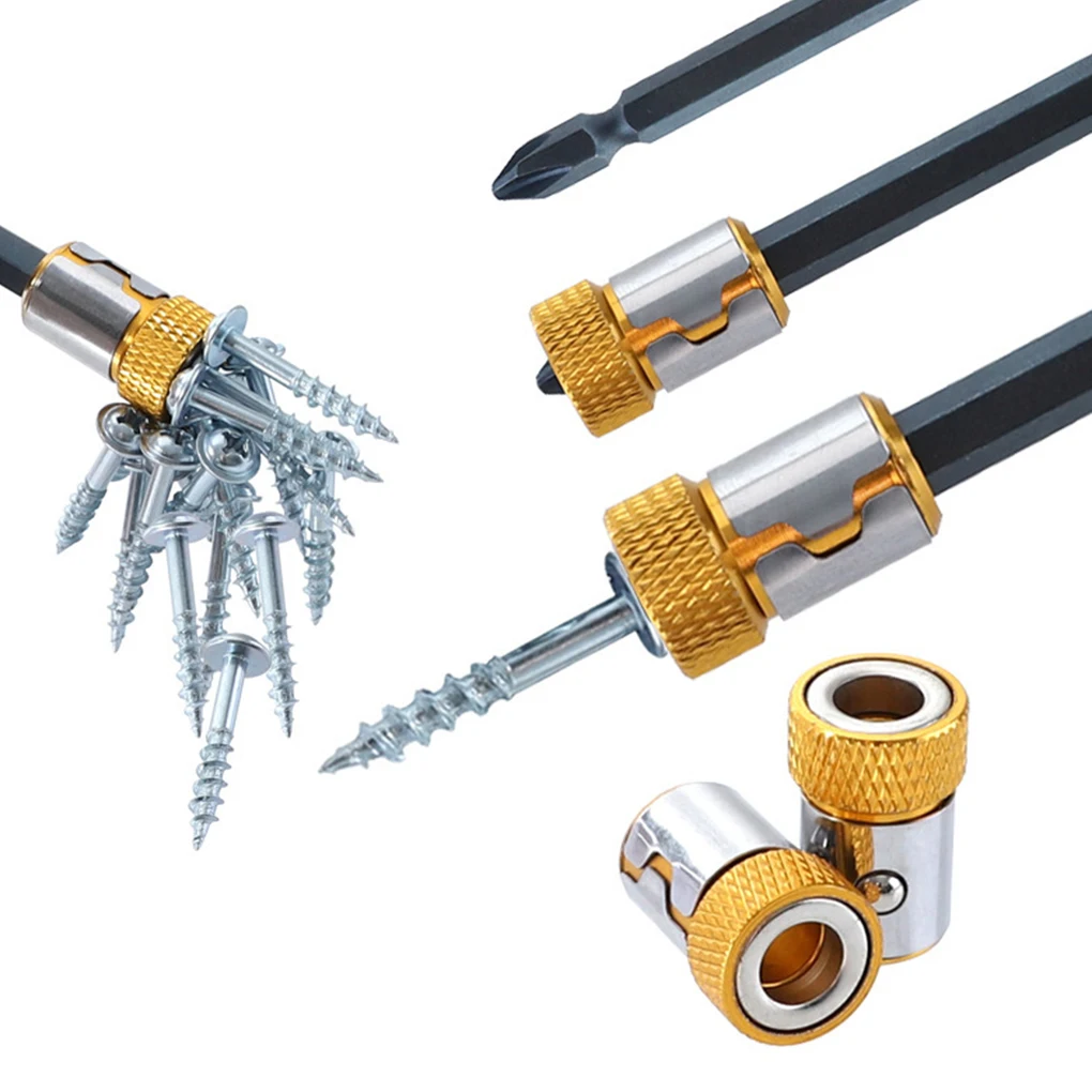 2/1pcsUniversal Magnetic Ring Metal Screwdriver Bit Magnetic Ring For 6.35mm Shank Anti-Corrosion Drill Bit Magnet Powerful Ring
2/1pcsUniversal Magnetic Ring Metal Screwdriver Bit Magnetic Ring For 6.35mm Shank Anti-Corrosion Drill Bit Magnet Powerful Ring
