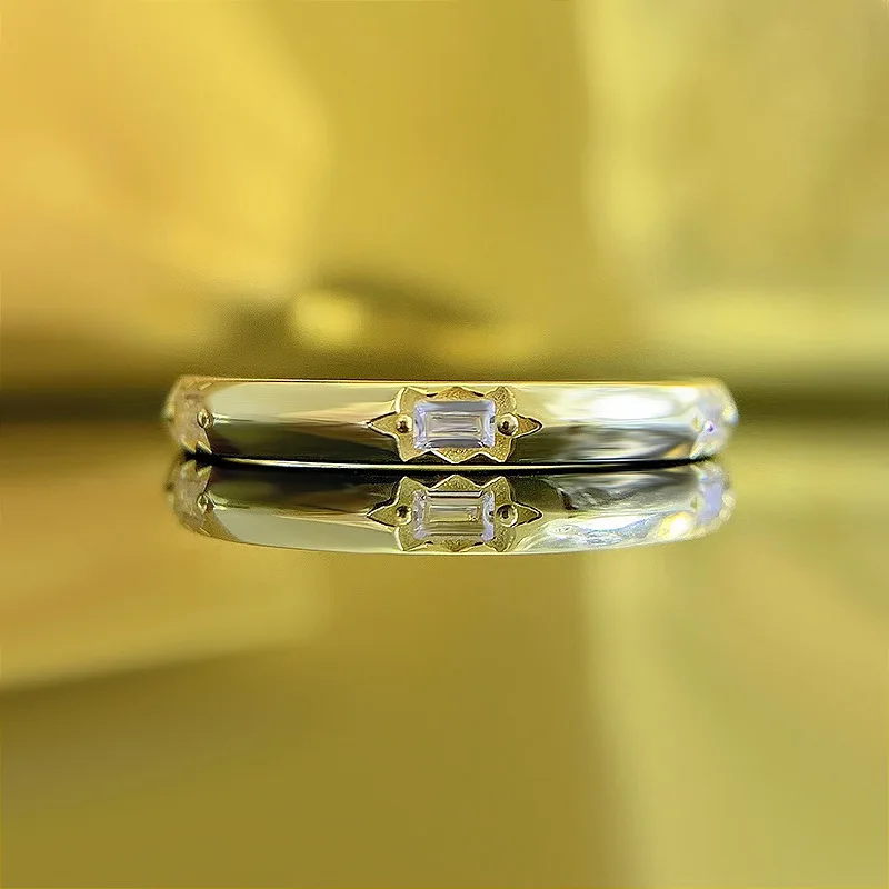 2023 New 925 Silver Diamonds Design Minimalist ins Cool Style Stacked Diamond Ring with Gold Plated Fingers
2023 New 925 Silver Diamonds Design Minimalist ins Cool Style Stacked Diamond Ring with Gold Plated Fingers