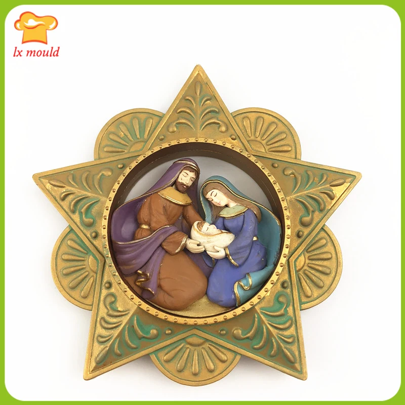 Новая силиконовая форма в виде звезды Рождества Ретро Мягкая Керамическая форма для подвесок кухонная Искусство силиконовые формы
Новая силиконовая форма в виде звезды Рождества Ретро Мягкая Керамическая форма для подвесок кухонная Искусство силиконовые формы