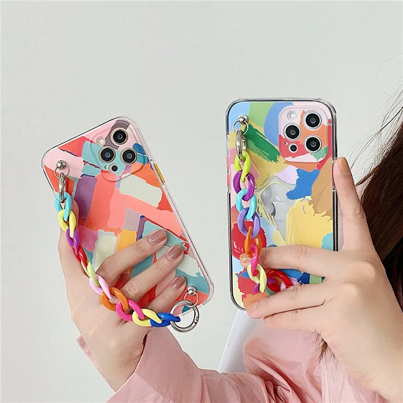 Transparent Graffiti Wrist bracelet soft Phone Cases for iphone 12 Pro Max 12 MiNi 11 pro max X XS XR 7 8 Plus SE 2020 cover
Transparent Graffiti Wrist bracelet soft Phone Cases for iphone 12 Pro Max 12 MiNi 11 pro max X XS XR 7 8 Plus SE 2020 cover