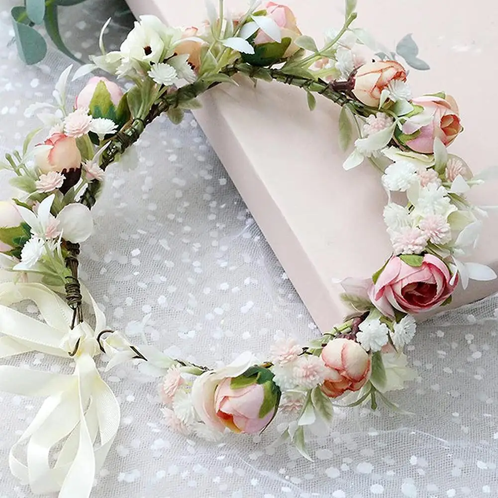 Artificial Wreath Boho Adjustable Hair Band Simulation Floral Garland Wedding Bridal Flower Crown
Artificial Wreath Boho Adjustable Hair Band Simulation Floral Garland Wedding Bridal Flower Crown