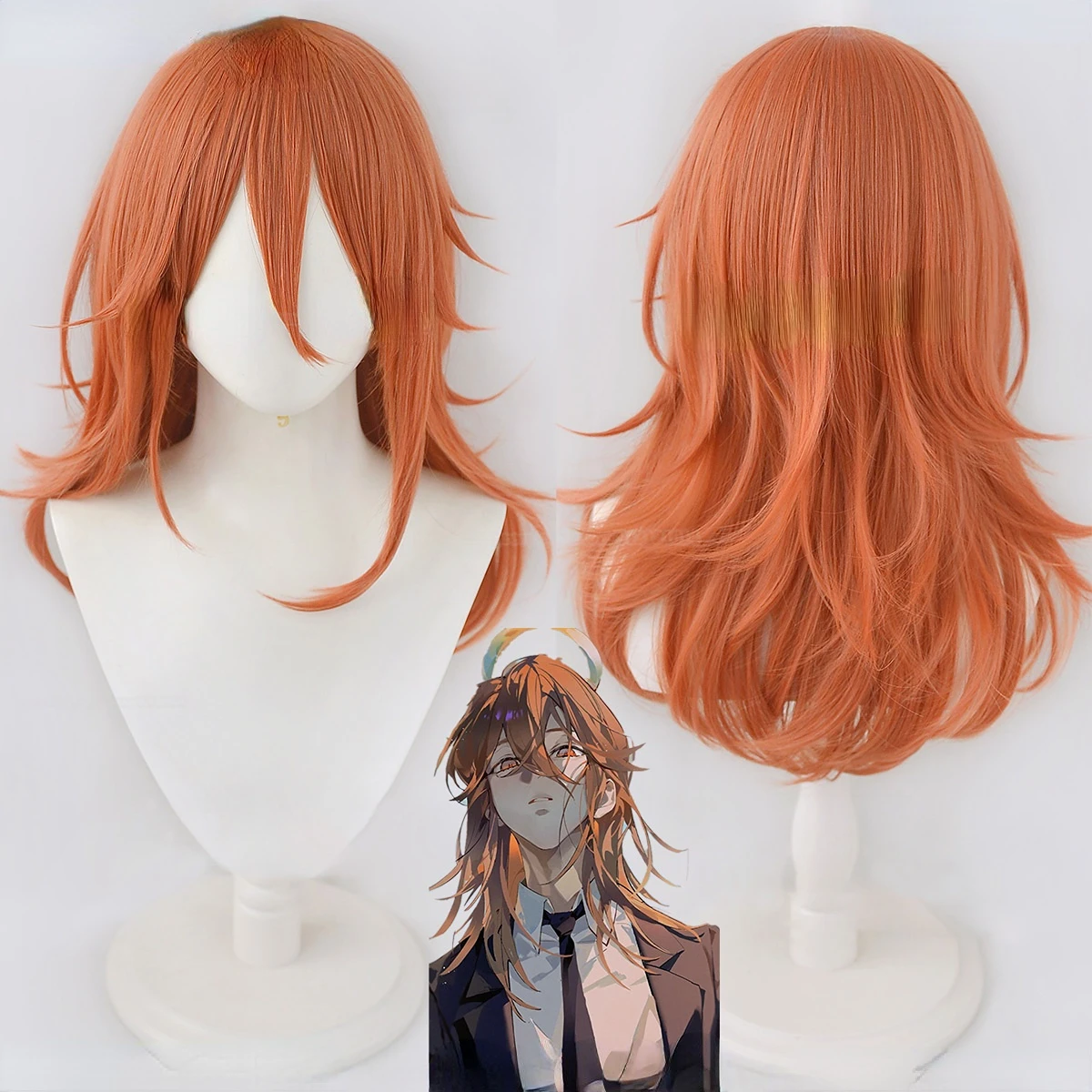 Anime Angel Devil Cosplay Wigs Chainsaw Man 60cm Orange Long Straight Hiar Heat Resistant Party Role Play Synthetic Wig
Anime Angel Devil Cosplay Wigs Chainsaw Man 60cm Orange Long Straight Hiar Heat Resistant Party Role Play Synthetic Wig