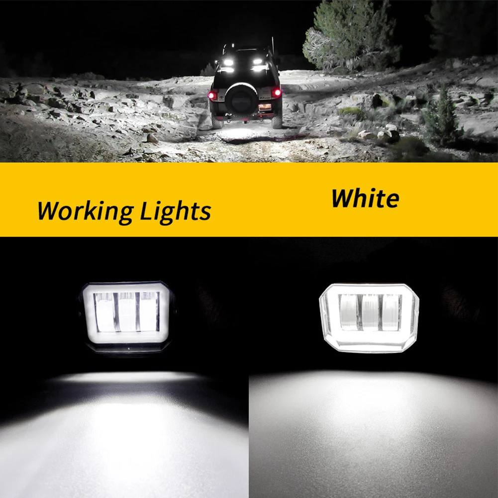 1PC Car Work Light 12V-80V Waterproof LED Light Portable Spotlights Aluminium Parts LED Beads Off-road Vehicle Working Light
1PC Car Work Light 12V-80V Waterproof LED Light Portable Spotlights Aluminium Parts LED Beads Off-road Vehicle Working Light