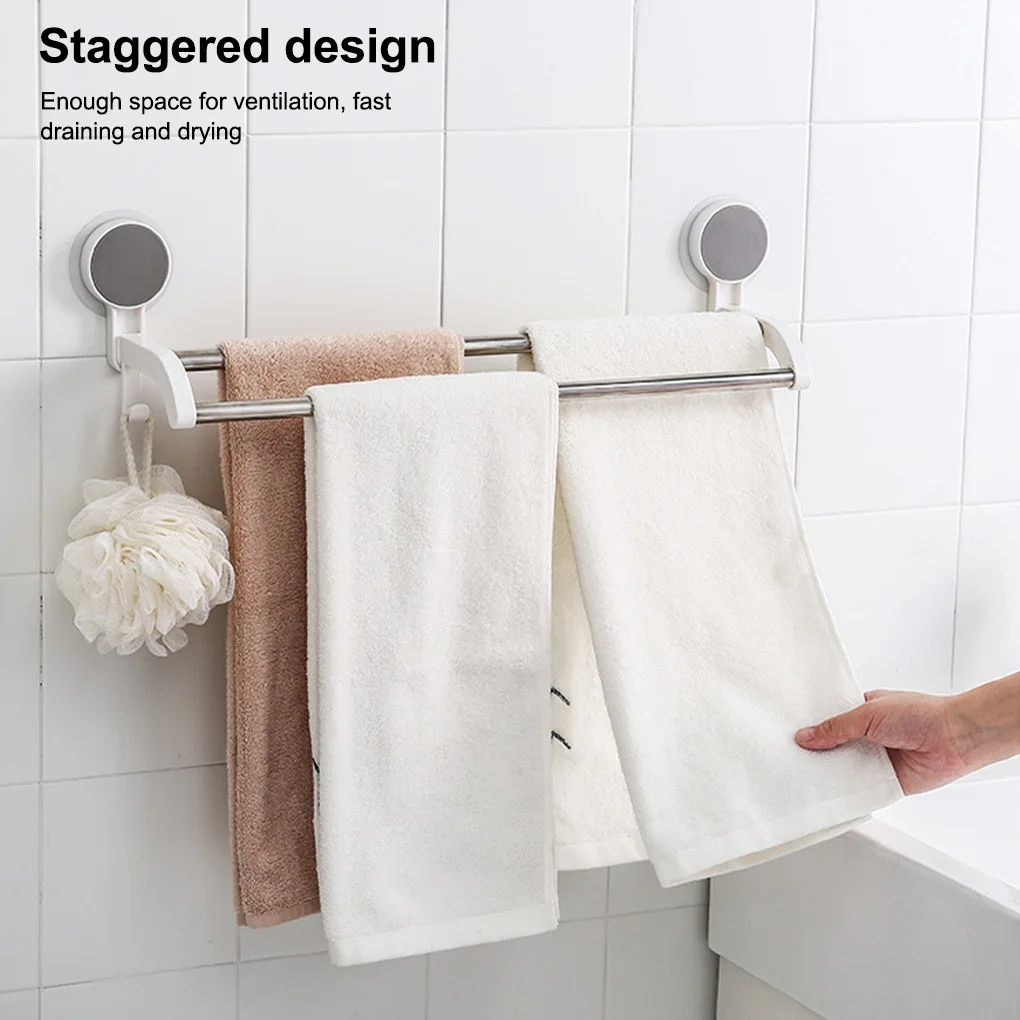 Towel Holder Wall Bathroom Kitchen Punch Free Rack Shower Hanging Bathrobe Shelf Drying Bar Rail Removable Hanger
Towel Holder Wall Bathroom Kitchen Punch Free Rack Shower Hanging Bathrobe Shelf Drying Bar Rail Removable Hanger