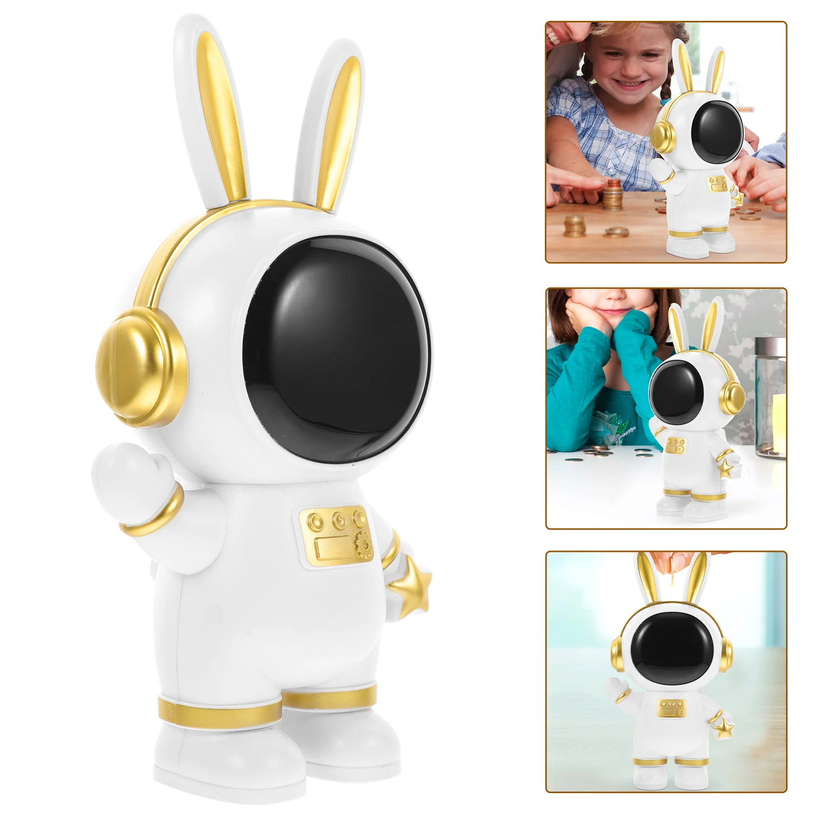 Bank Piggy Money Coin Bunny Astronaut Kids Saving Pot Box Jar Rabbit Space Man Spaceman Toys Decorations Lucky Unbreakable Decor
Bank Piggy Money Coin Bunny Astronaut Kids Saving Pot Box Jar Rabbit Space Man Spaceman Toys Decorations Lucky Unbreakable Decor