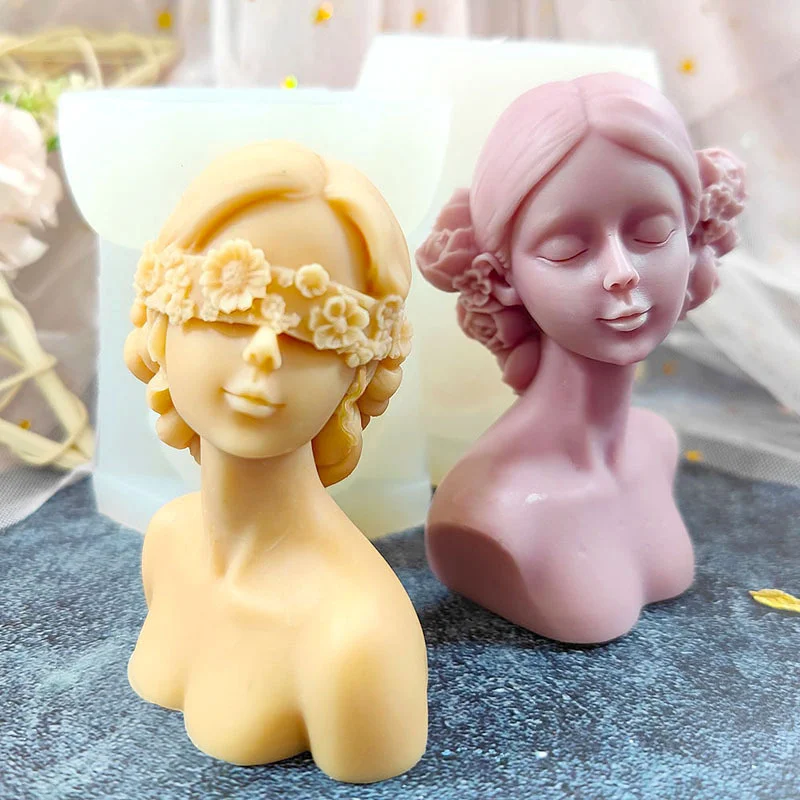 Three-dimensional Girl Silicone Mold DIY Manual Candle Mold Repeated Application Mold For Baking Easy Demoulding Resin Mold
Three-dimensional Girl Silicone Mold DIY Manual Candle Mold Repeated Application Mold For Baking Easy Demoulding Resin Mold