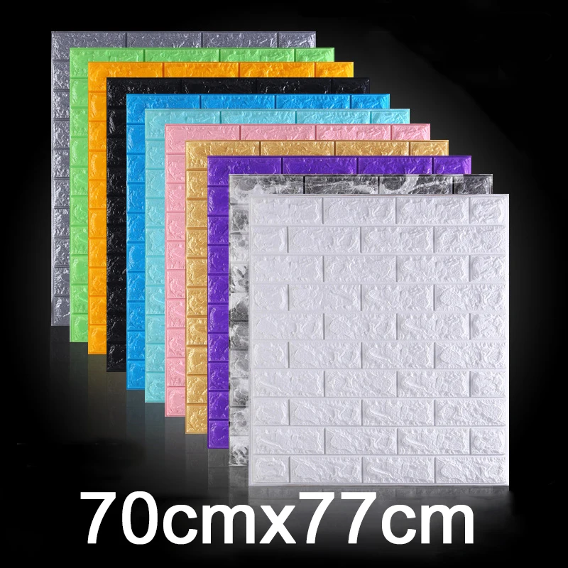 Self Adhesive 3D Wallpaper Waterproof TV Background 3D Wall Stickers Living Room Wallpaper Bedroom Decoration Brick Wallpaper
Self Adhesive 3D Wallpaper Waterproof TV Background 3D Wall Stickers Living Room Wallpaper Bedroom Decoration Brick Wallpaper