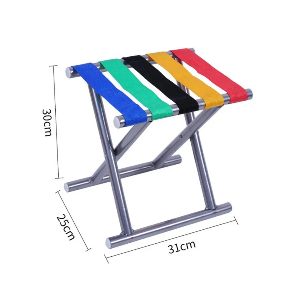 Outdoor Thick Steel Pipe Fishing Chair Snap-in Reinforcement Folding Chairs Polyester Webbing Little Mazza Fold Stool 600g Color
Outdoor Thick Steel Pipe Fishing Chair Snap-in Reinforcement Folding Chairs Polyester Webbing Little Mazza Fold Stool 600g Color