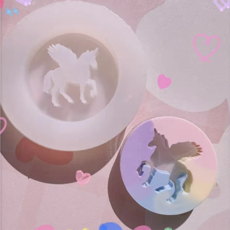 Round Unicorn Silicone Mold Quicksand Epoxy Casting Molds Resin Shaker Mold DIY Pendant Keychain Jewelry Making Mold
Round Unicorn Silicone Mold Quicksand Epoxy Casting Molds Resin Shaker Mold DIY Pendant Keychain Jewelry Making Mold