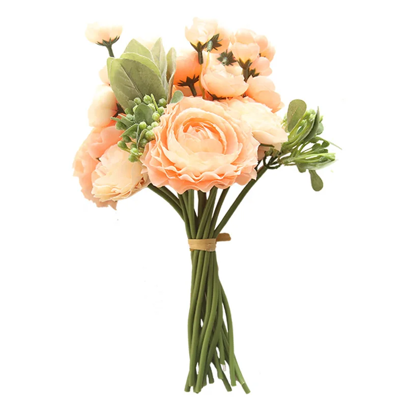 Wedding Flower Artificial Flowers White Peony Bunch Handmade DIY Bridal Bouquet Wedding Decor Pink Rose Accessories
Wedding Flower Artificial Flowers White Peony Bunch Handmade DIY Bridal Bouquet Wedding Decor Pink Rose Accessories