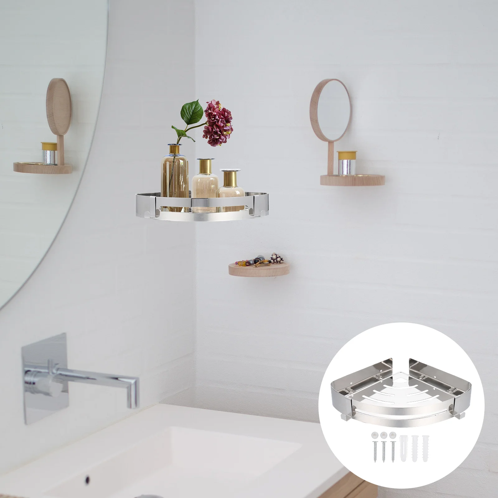 Wall Shelf Corner Organizer Bathroom Rack Shelvesmounted Floating Toilet Display Storage Hanging Rustic Table Bath Figure Glass
Wall Shelf Corner Organizer Bathroom Rack Shelvesmounted Floating Toilet Display Storage Hanging Rustic Table Bath Figure Glass