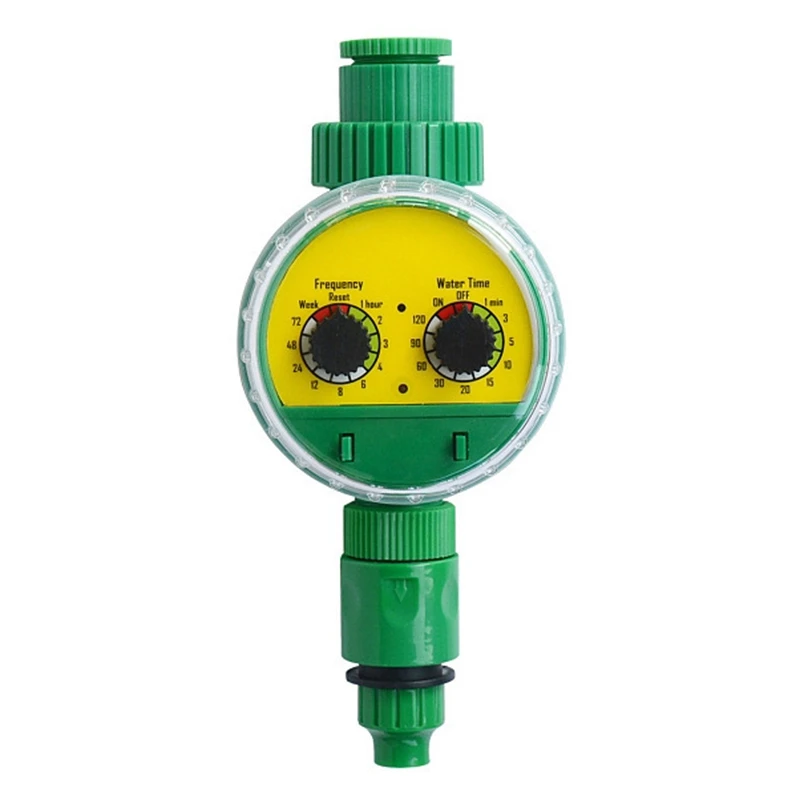 Analogue Two Dial Plastic Water Timer Valve Multi-Function Garden Automatic Electronic Faucet Irrigation Controller
Analogue Two Dial Plastic Water Timer Valve Multi-Function Garden Automatic Electronic Faucet Irrigation Controller