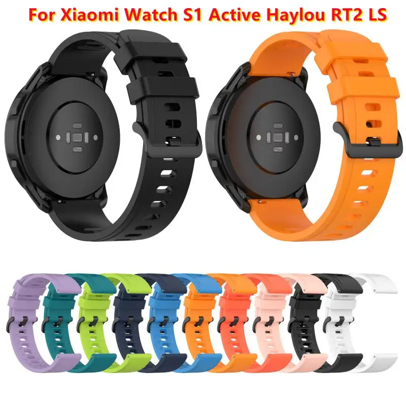 Силиконовый ремешок для Xiaomi Watch S1 Active MI Watch Xiaomi Haylou RT2 LS 22 мм, цветные умные часы, сменный Браслет
Силиконовый ремешок для Xiaomi Watch S1 Active MI Watch Xiaomi Haylou RT2 LS 22 мм, цветные умные часы, сменный Браслет