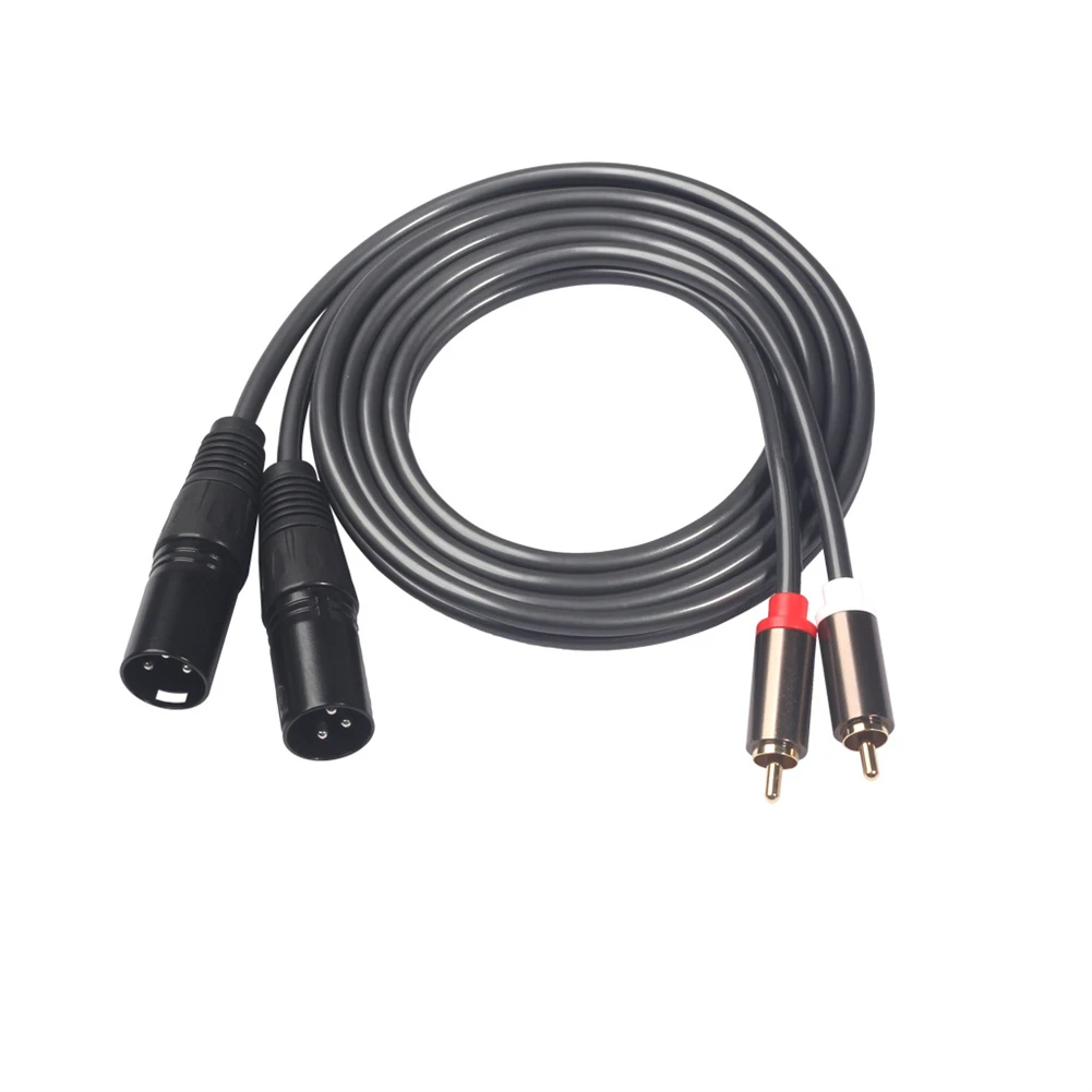 1.5M Dual XLR Male To 2RCA Male Audio Cable Adapter For Amplifier Mixer Speakers Integrating Home Theater Pro Audio Gear
1.5M Dual XLR Male To 2RCA Male Audio Cable Adapter For Amplifier Mixer Speakers Integrating Home Theater Pro Audio Gear