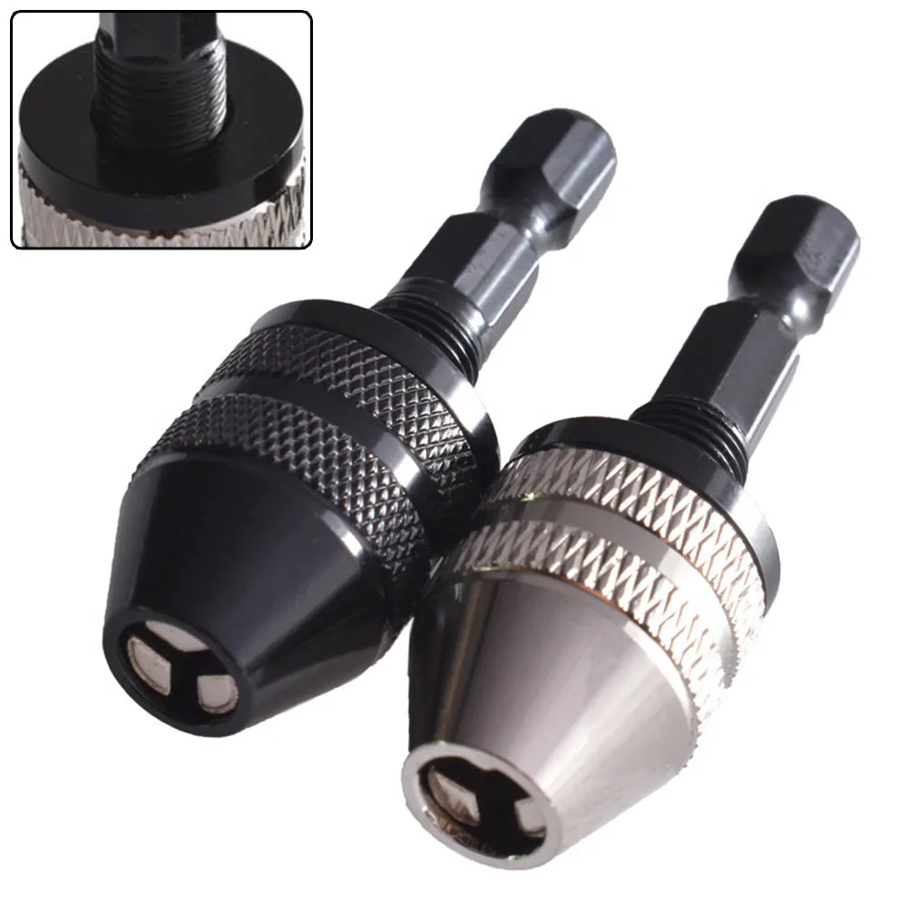 222222222 2pcs 0.3-3.6mm Keyless Drill Chuck Hex Shank Quick Change Converter For Electric Screwdrivers Accessories Power Tool
222222222 2pcs 0.3-3.6mm Keyless Drill Chuck Hex Shank Quick Change Converter For Electric Screwdrivers Accessories Power Tool
