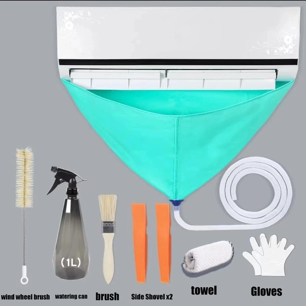 New Air Conditioning Water Cover Full Set of Cleaning Tools with Water Pipe Dust Protection Air Conditioning Cleaning Cover Bag
New Air Conditioning Water Cover Full Set of Cleaning Tools with Water Pipe Dust Protection Air Conditioning Cleaning Cover Bag