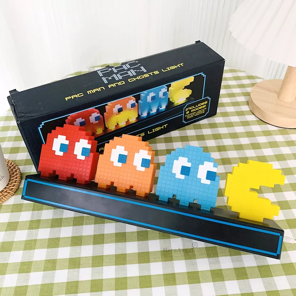 Pac Man Pixel Night Light USB Powered Game Icon Visual Illusion Lamp for Kids Christmas Birthday Holiday Gifts Room Decorati
Pac Man Pixel Night Light USB Powered Game Icon Visual Illusion Lamp for Kids Christmas Birthday Holiday Gifts Room Decorati