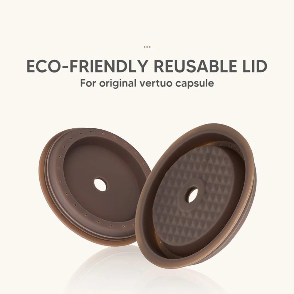 Capsule Shell Silicone Cover Reusable Vertuo Silicone Cap Lids Refilled Capsules For Nespresso VertuoLine Coffee Filters Parts
Capsule Shell Silicone Cover Reusable Vertuo Silicone Cap Lids Refilled Capsules For Nespresso VertuoLine Coffee Filters Parts