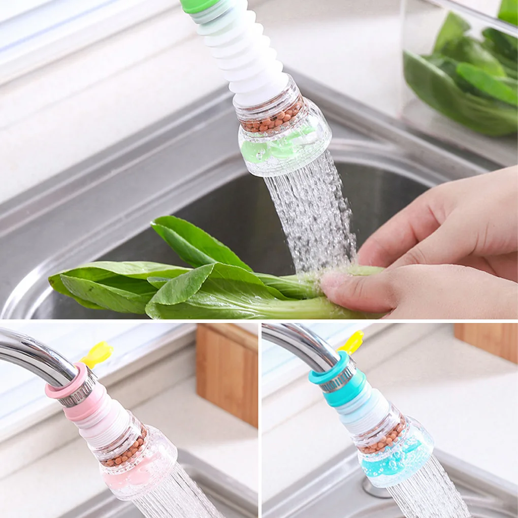 

New 10PCS 360 Rotation Kitchen Sink Faucet Extender Spouts Sprayers Shower Tap Water Purifier Nozzle Water Saving Filter