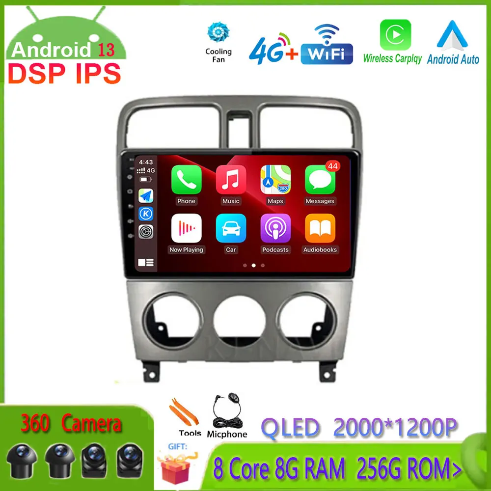 9 дюймовый Android 13 для Subaru Forester SG 2002 - 2008 автомобильное радио мультимедийный видео DVD плеер навигация Авторадио Navi 2 Din 
9 дюймовый Android 13 для Subaru Forester SG 2002 - 2008 автомобильное радио мультимедийный видео DVD плеер навигация Авторадио Navi 2 Din