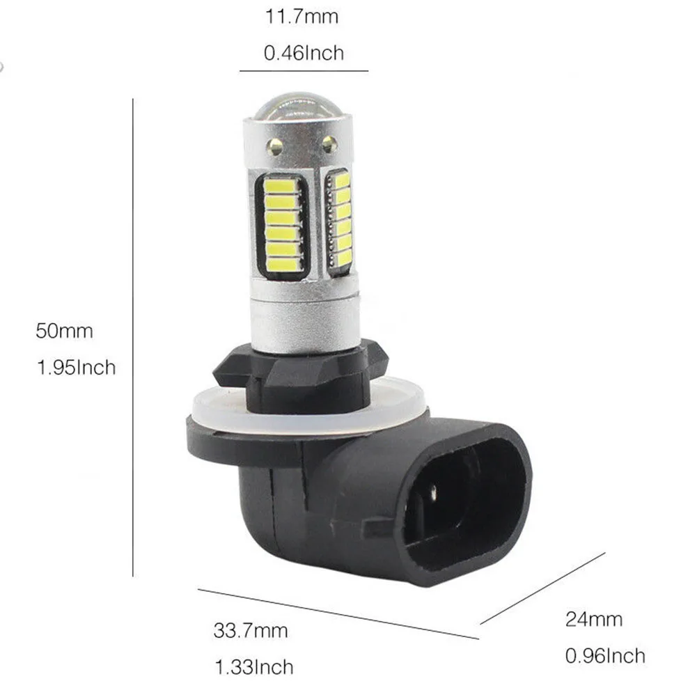 2pcs H27 881 880 H1 H3 Led Car LED Fog Lights Headlight Bulbs DC12V 1200LM 6000K White Auto Fog Lamp Driving Running Lamp
2pcs H27 881 880 H1 H3 Led Car LED Fog Lights Headlight Bulbs DC12V 1200LM 6000K White Auto Fog Lamp Driving Running Lamp