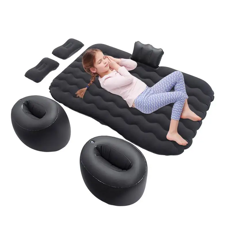 Inflatable Car Bed Mattress Universal Camping Bed Sleeping Pad 53.15x31.5inch / 135x80cm Extended Back Seat Airbed For Truck RV
Inflatable Car Bed Mattress Universal Camping Bed Sleeping Pad 53.15x31.5inch / 135x80cm Extended Back Seat Airbed For Truck RV