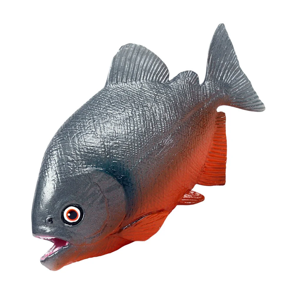 Пластиковая игрушка Piranha, детская имитация морской жизни, модель в форме животного, твердая фотография
Пластиковая игрушка Piranha, детская имитация морской жизни, модель в форме животного, твердая фотография