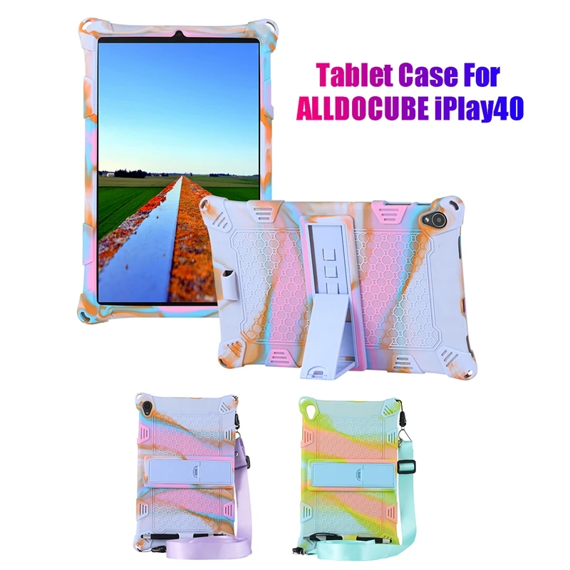 Silicone Case For ALLDOCUBE Iplay40 Tablet 10.4 Inch Case Adjustable Tablet Stand With Strap And Pen
Silicone Case For ALLDOCUBE Iplay40 Tablet 10.4 Inch Case Adjustable Tablet Stand With Strap And Pen