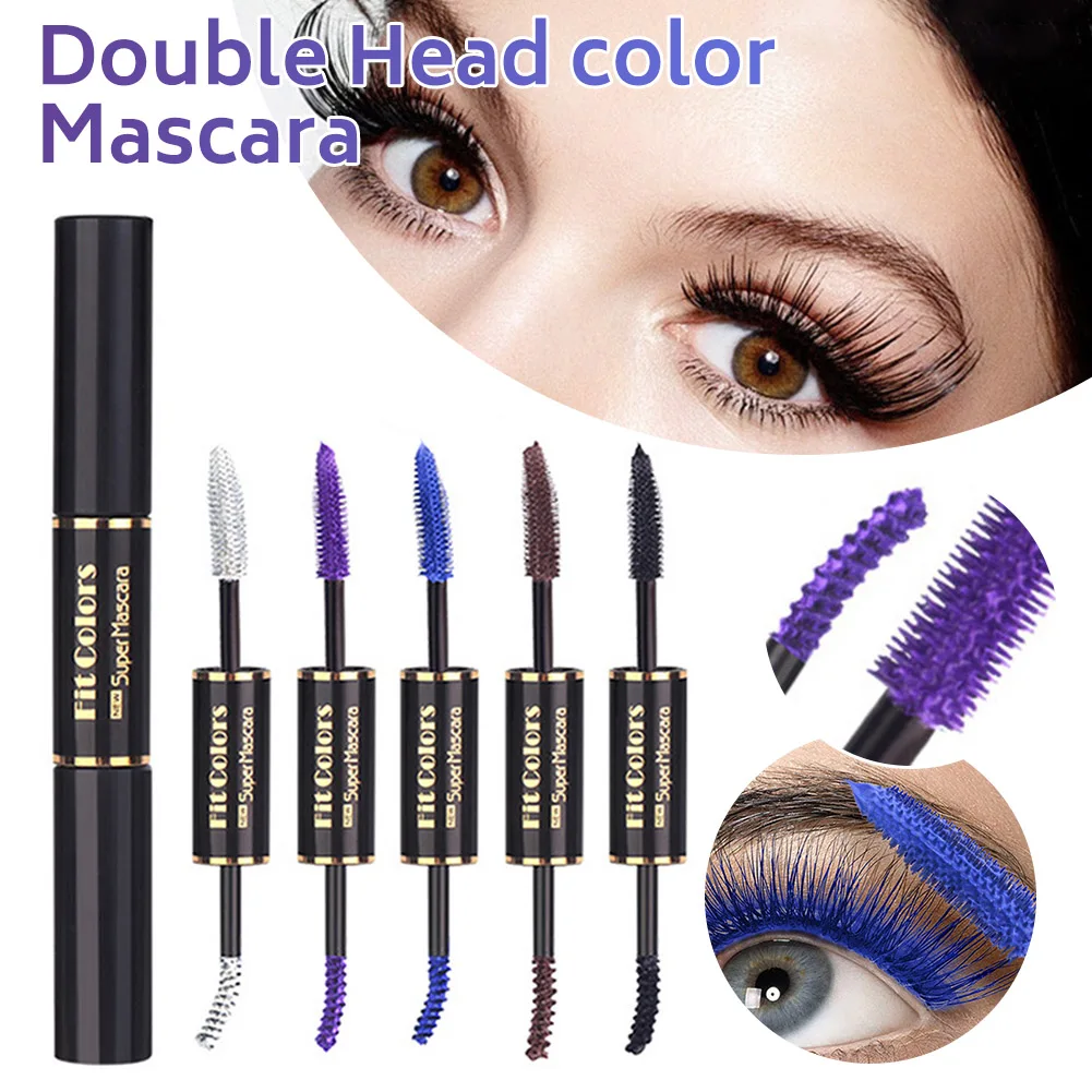 Colorful Mascara Double-head Spiral Brush Design Colorful Rendering Waterproof Long-lasting Eyelash Extension Eyes Makeup Tools
Colorful Mascara Double-head Spiral Brush Design Colorful Rendering Waterproof Long-lasting Eyelash Extension Eyes Makeup Tools