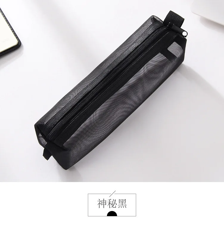 Transparent Pencil Case Mesh Pencil Bag for Kids Girls Gift Office Stationery Pens Bag Women Girl Makeup Lipstick Bag Pouch
Transparent Pencil Case Mesh Pencil Bag for Kids Girls Gift Office Stationery Pens Bag Women Girl Makeup Lipstick Bag Pouch