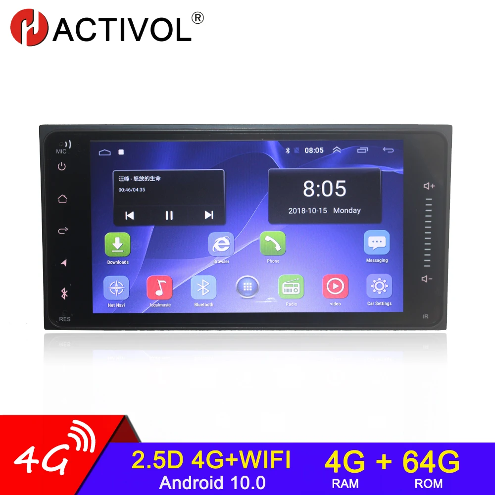 4+64 2din Universal android 10 Car Radio audio Car Multimedia Player for toyota COROLLA EX VIOS CROWN CAMRY HIACE PREVIA RAV4
4+64 2din Universal android 10 Car Radio audio Car Multimedia Player for toyota COROLLA EX VIOS CROWN CAMRY HIACE PREVIA RAV4