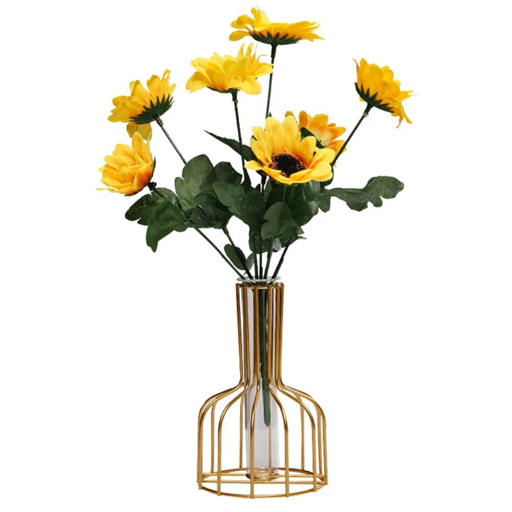 1PCS Hollow Iron Vase Creative And Simple Hollowed Out Iron Vase Decoration Transparent Glass Vase Transparent Glass Tubes
1PCS Hollow Iron Vase Creative And Simple Hollowed Out Iron Vase Decoration Transparent Glass Vase Transparent Glass Tubes