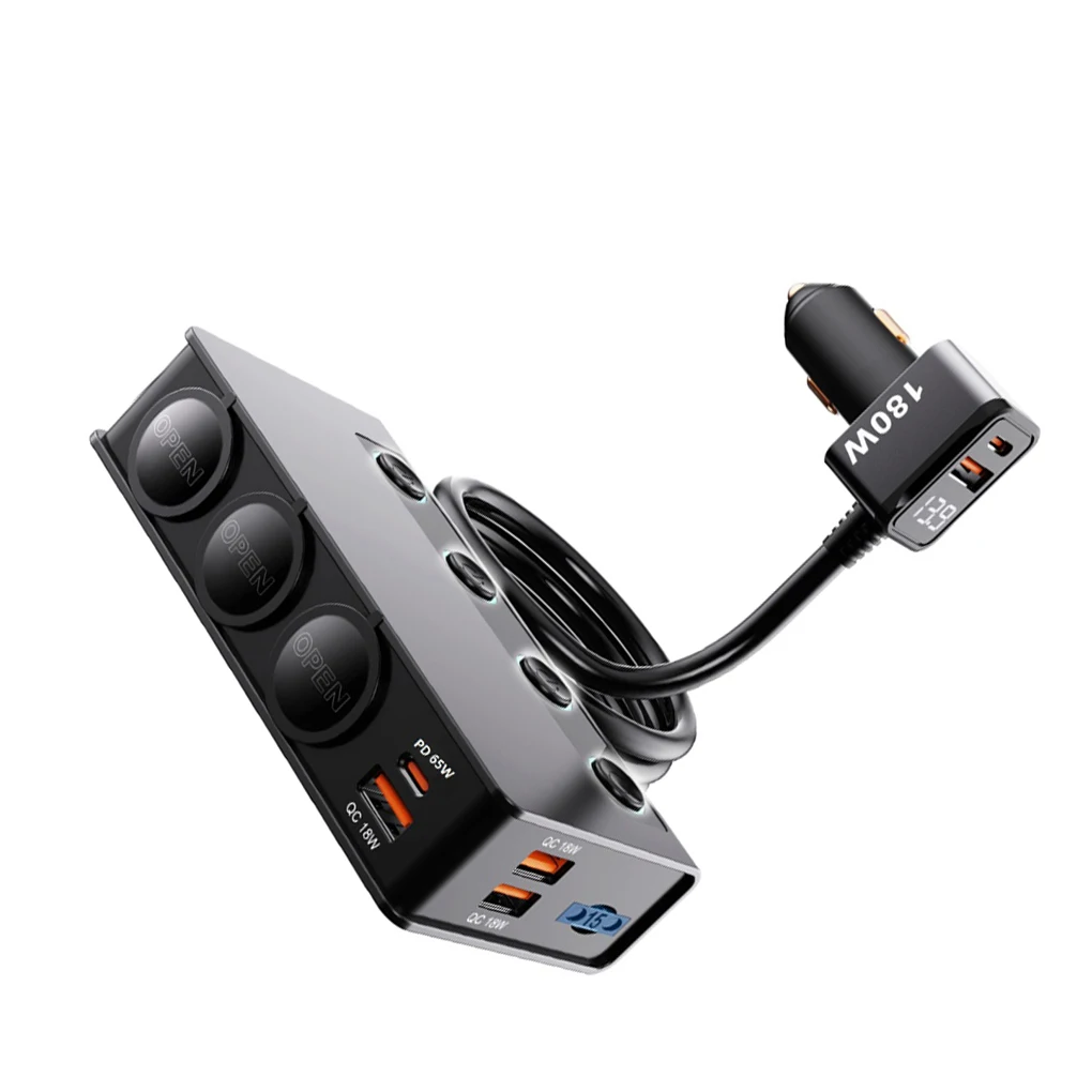 PC Universal Compatibility Car Cigarette Lighter Adapter - Convenient And Durable Easy-to-install
PC Universal Compatibility Car Cigarette Lighter Adapter - Convenient And Durable Easy-to-install
