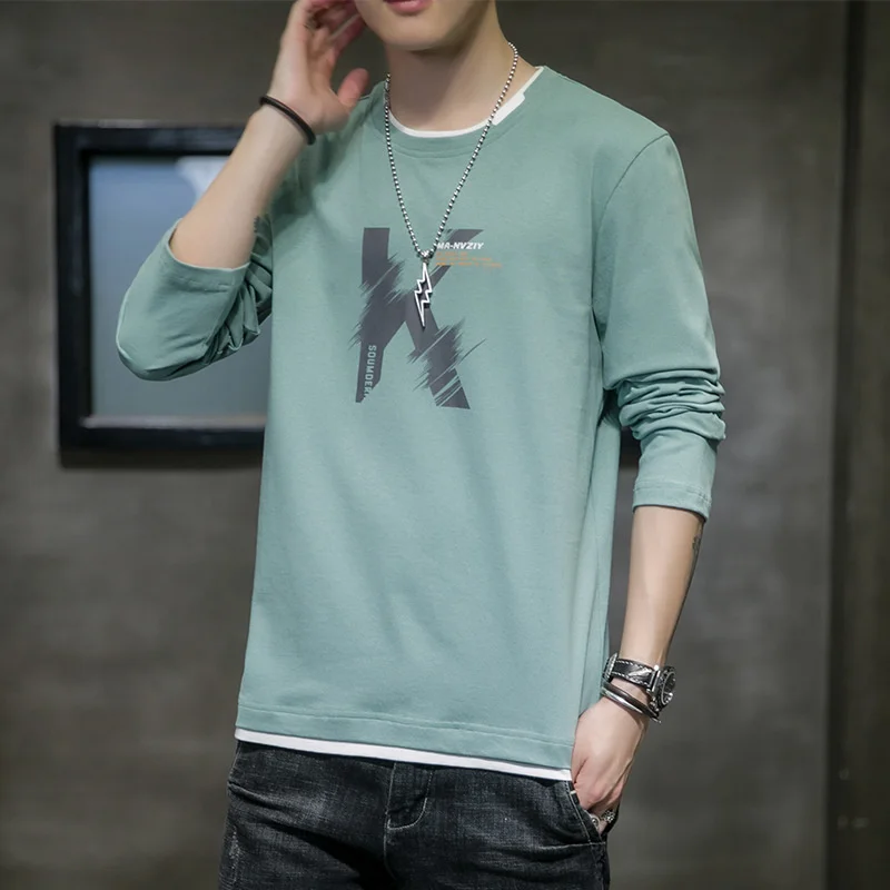 Spring and autumn sweater men's long sleeved T-shirt ins trend loose round neck bottomed shirt men's clothes 2021 new style
Spring and autumn sweater men's long sleeved T-shirt ins trend loose round neck bottomed shirt men's clothes 2021 new style
