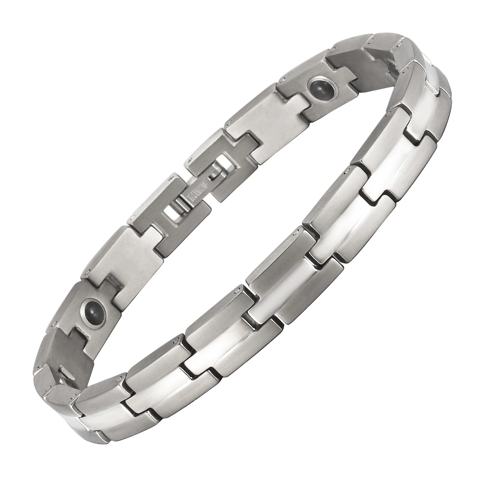 Wollet Titanium Magnetic Bracelet for Women Men Magnetic Hematite Embedded Adjustable Bracelets Jewelry Gift
Wollet Titanium Magnetic Bracelet for Women Men Magnetic Hematite Embedded Adjustable Bracelets Jewelry Gift