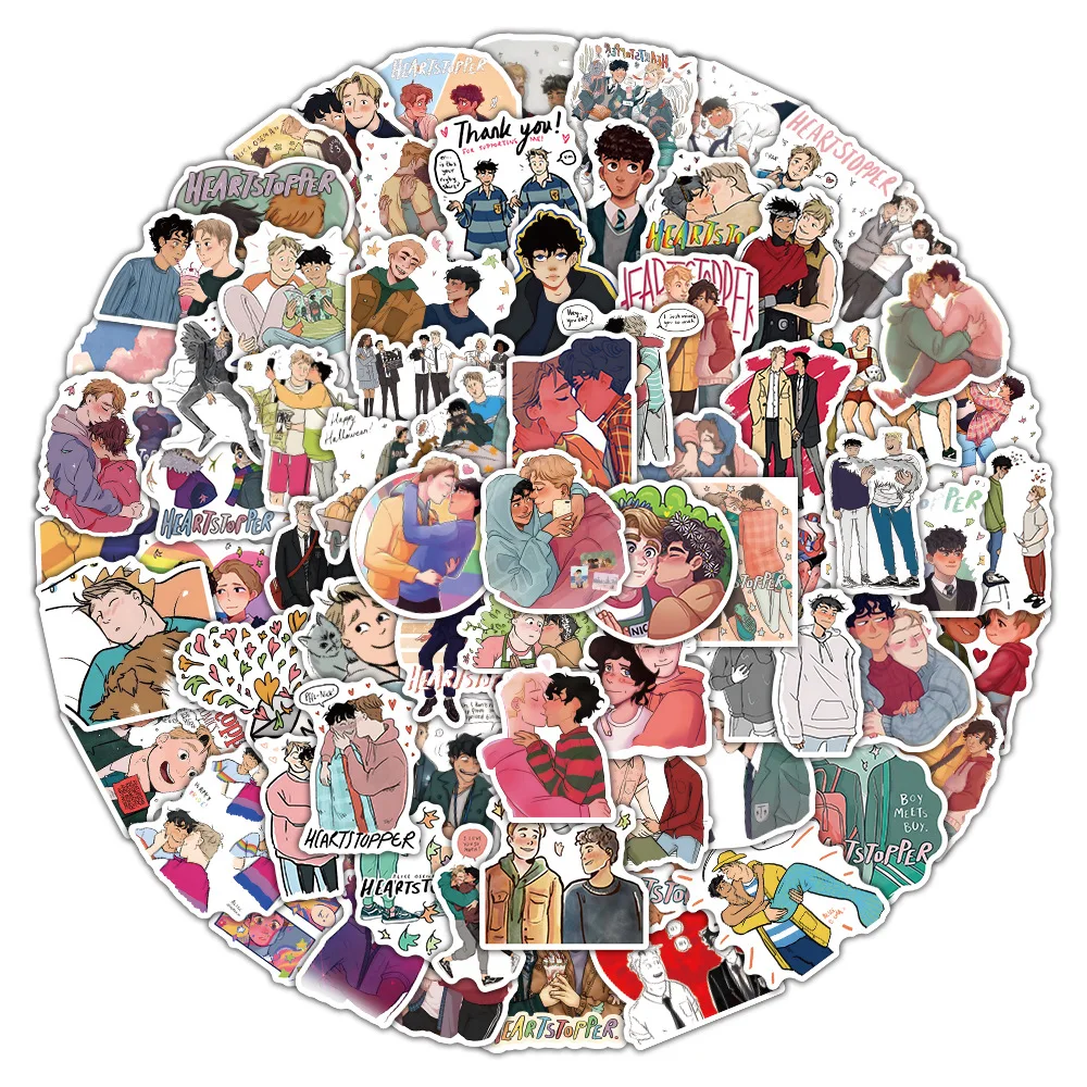 10/50/100Pcs Movie TV Heartstopper Graffiti Waterproof Stickers Luggage Laptop Skateboard Bicycle DIY Deco Sticker Kids Gifts
10/50/100Pcs Movie TV Heartstopper Graffiti Waterproof Stickers Luggage Laptop Skateboard Bicycle DIY Deco Sticker Kids Gifts