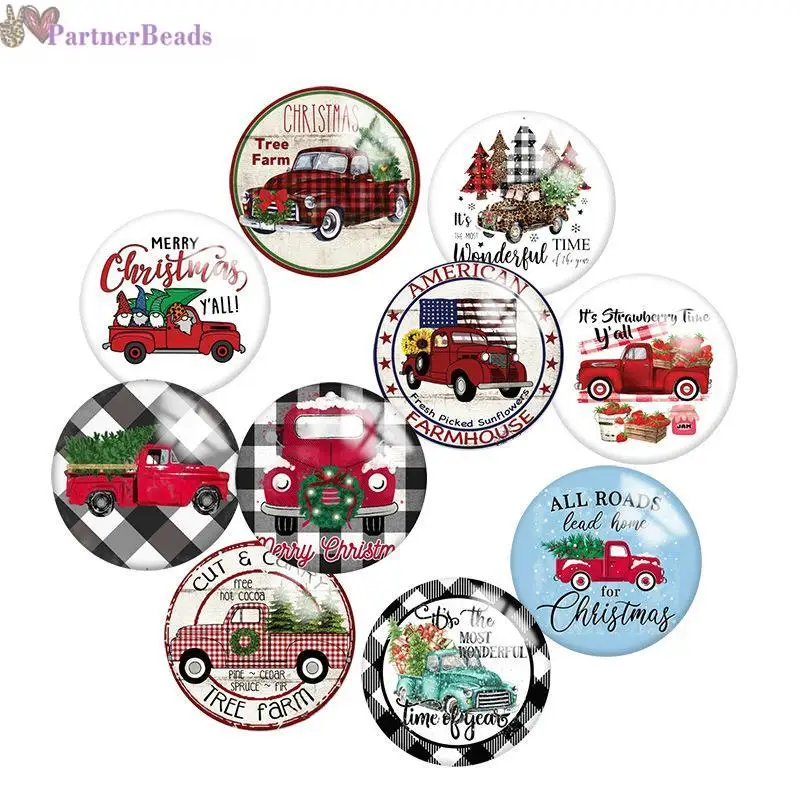 Red Christmas Car Round Photo Glass Cabochon Demo Flat Back Making Findings 20mm Snap Button N7741
Red Christmas Car Round Photo Glass Cabochon Demo Flat Back Making Findings 20mm Snap Button N7741