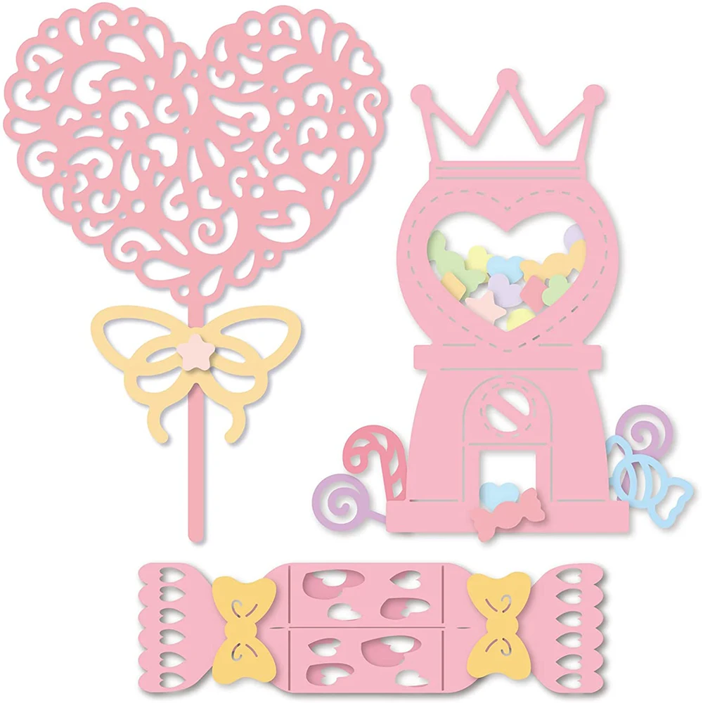 2Pcs Lollipop Metal Cutting Dies Candy Box Gashapon Machine Die Cuts for DIY Scrapbook Birthday Cards Making Album Decoration 
2Pcs Lollipop Metal Cutting Dies Candy Box Gashapon Machine Die Cuts for DIY Scrapbook Birthday Cards Making Album Decoration